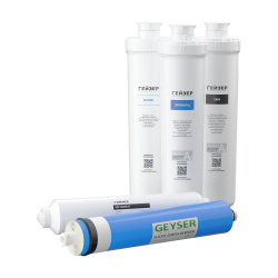 Комплект сменных элементов для фильтра Гейзер Престиж Оптима