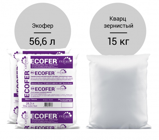 Система очистки воды для коттеджа Гейзер