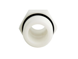 Ниппель с канавкой 1"х1" пластик